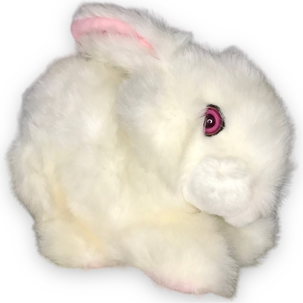 24k Polar Puffs White Rabbit Bunny 12” Circa 1990